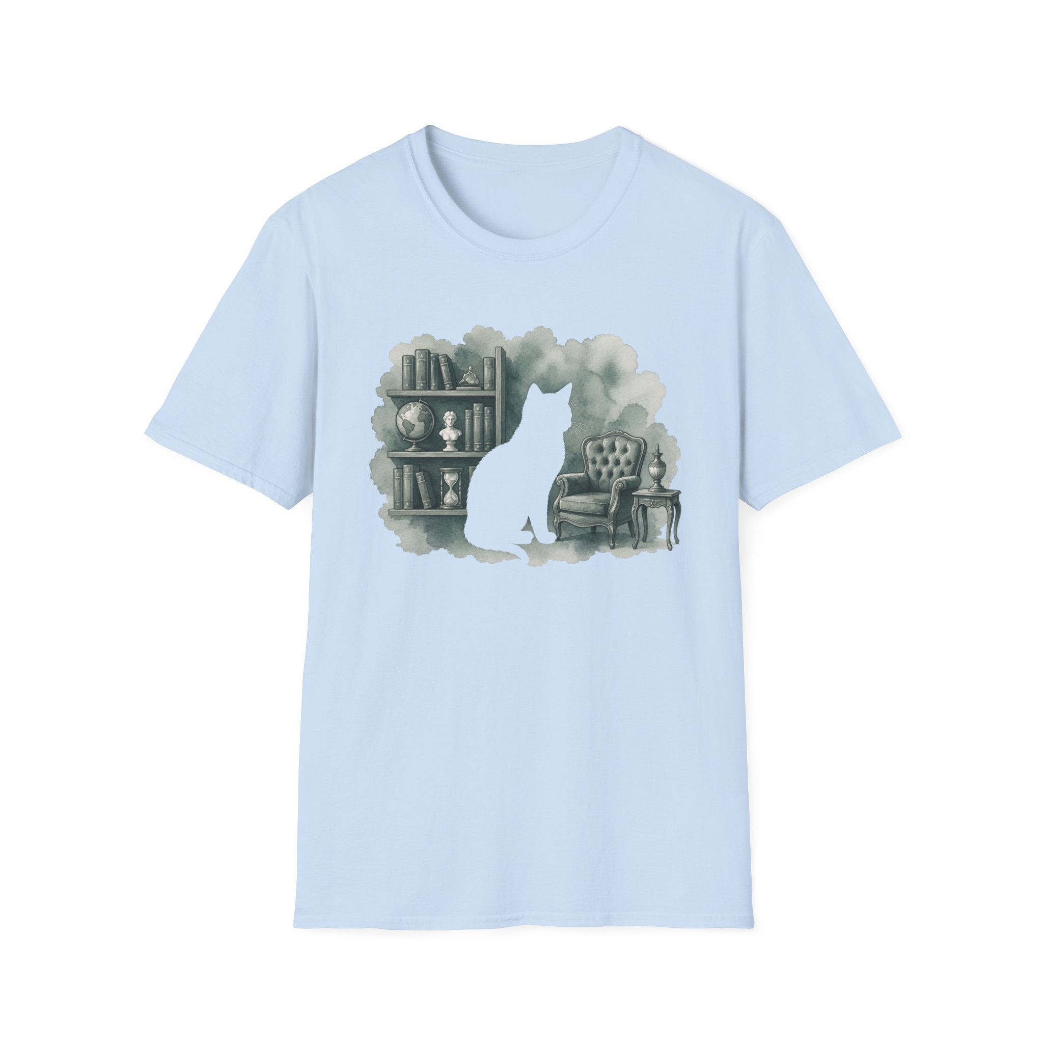 Cat in the Library T-Shirt