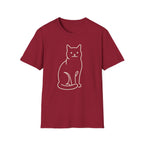 The Line Drawing of an Unimpressed Cat T-Shirt
