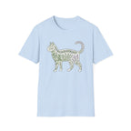 Plants Silhouette Cat T-Shirt