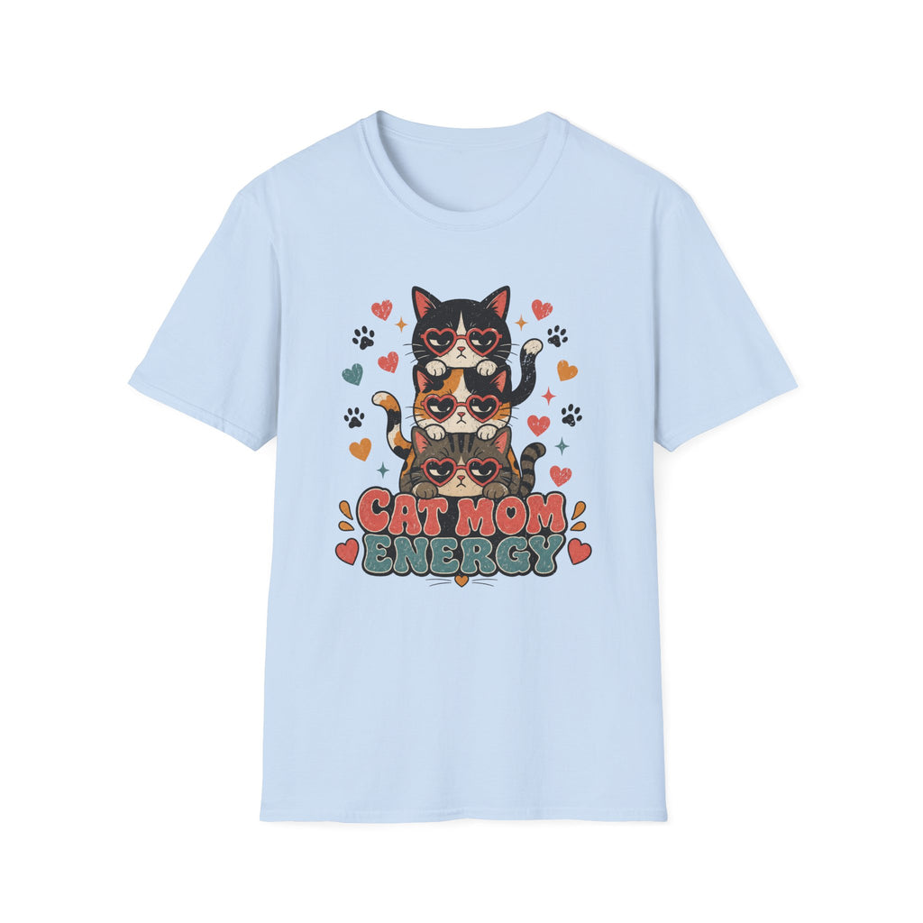 Cat Mom Energy T-Shirt