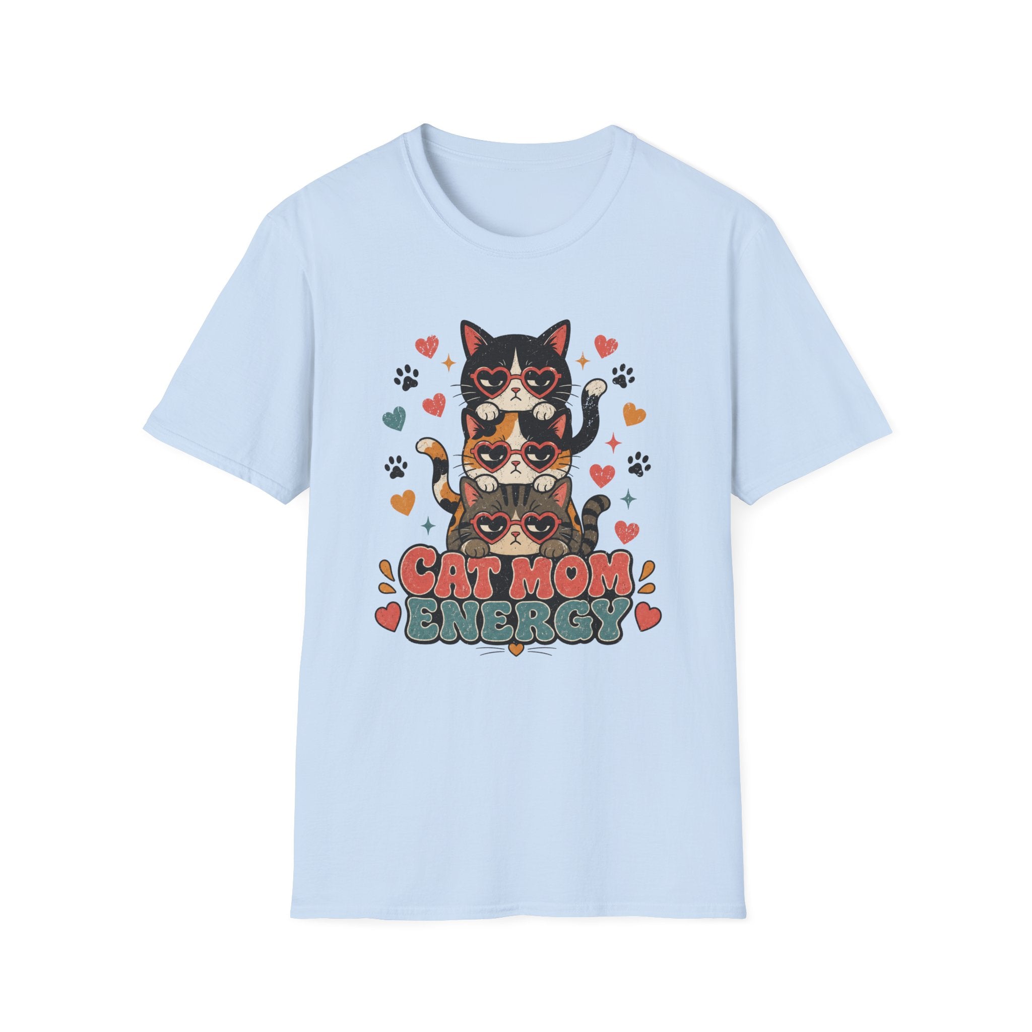 Cat Mom Energy T-Shirt
