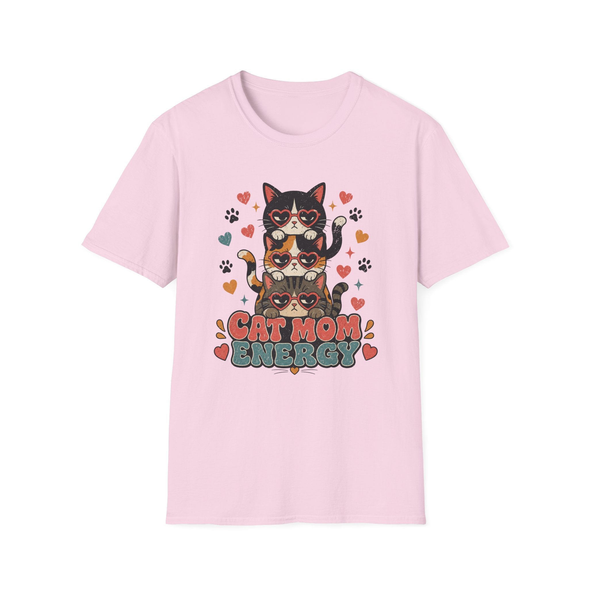 Cat Mom Energy T-Shirt