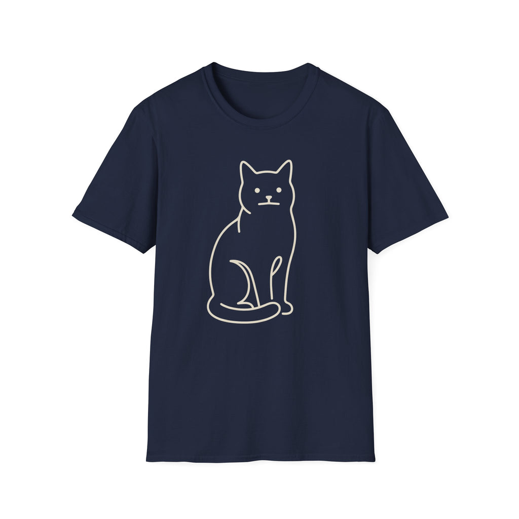 The Line Drawing of an Unimpressed Cat T-Shirt