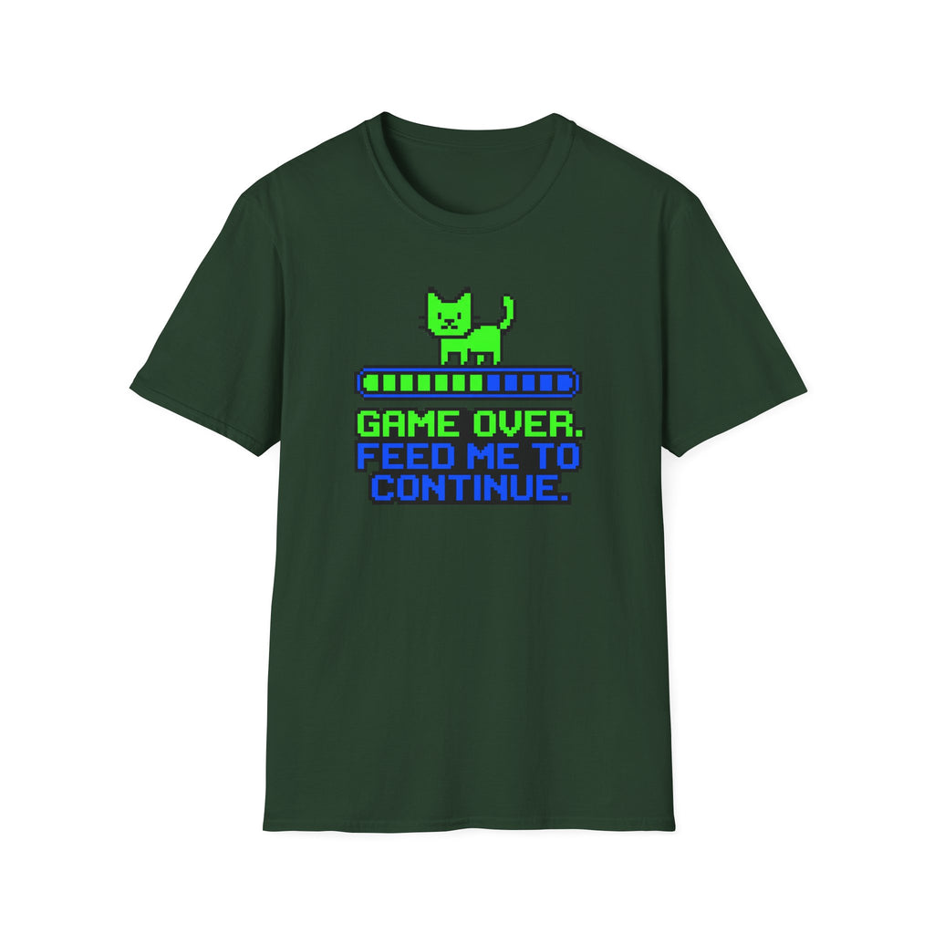 Game Over. Feed Me to Continue. T-Shirt