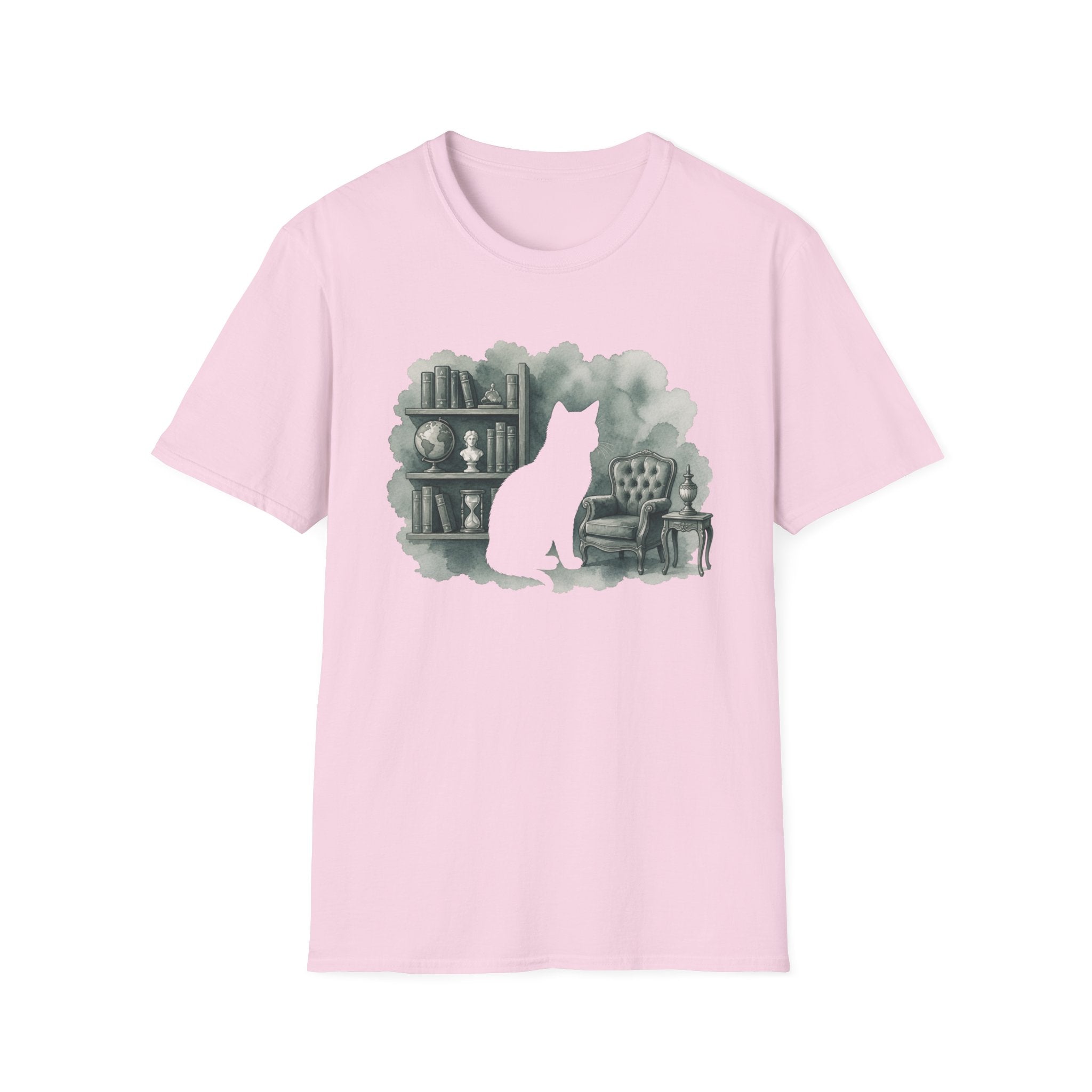 Cat in the Library T-Shirt