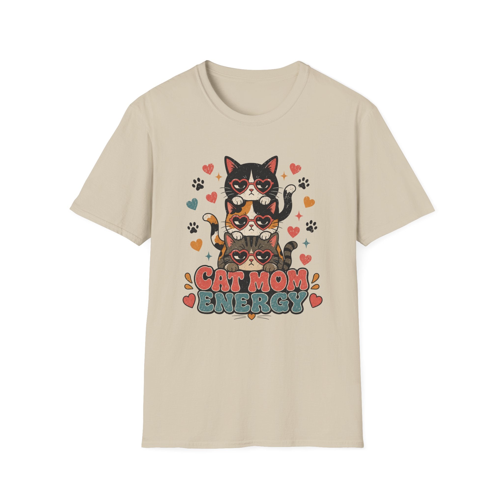 Cat Mom Energy T-Shirt