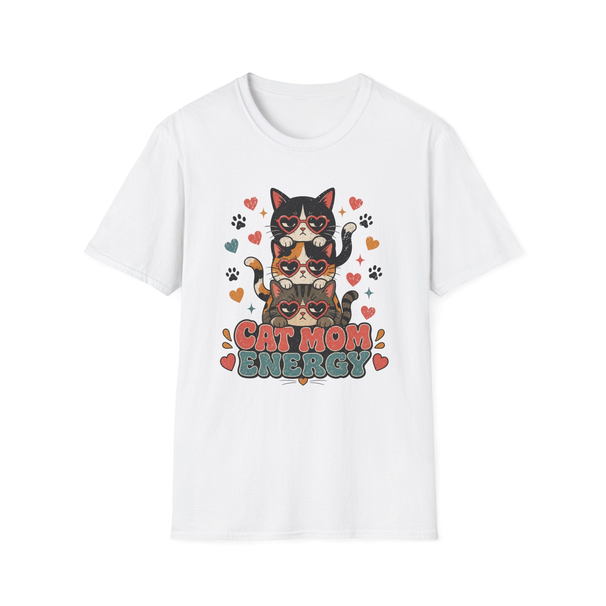Cat Mom Energy T-Shirt