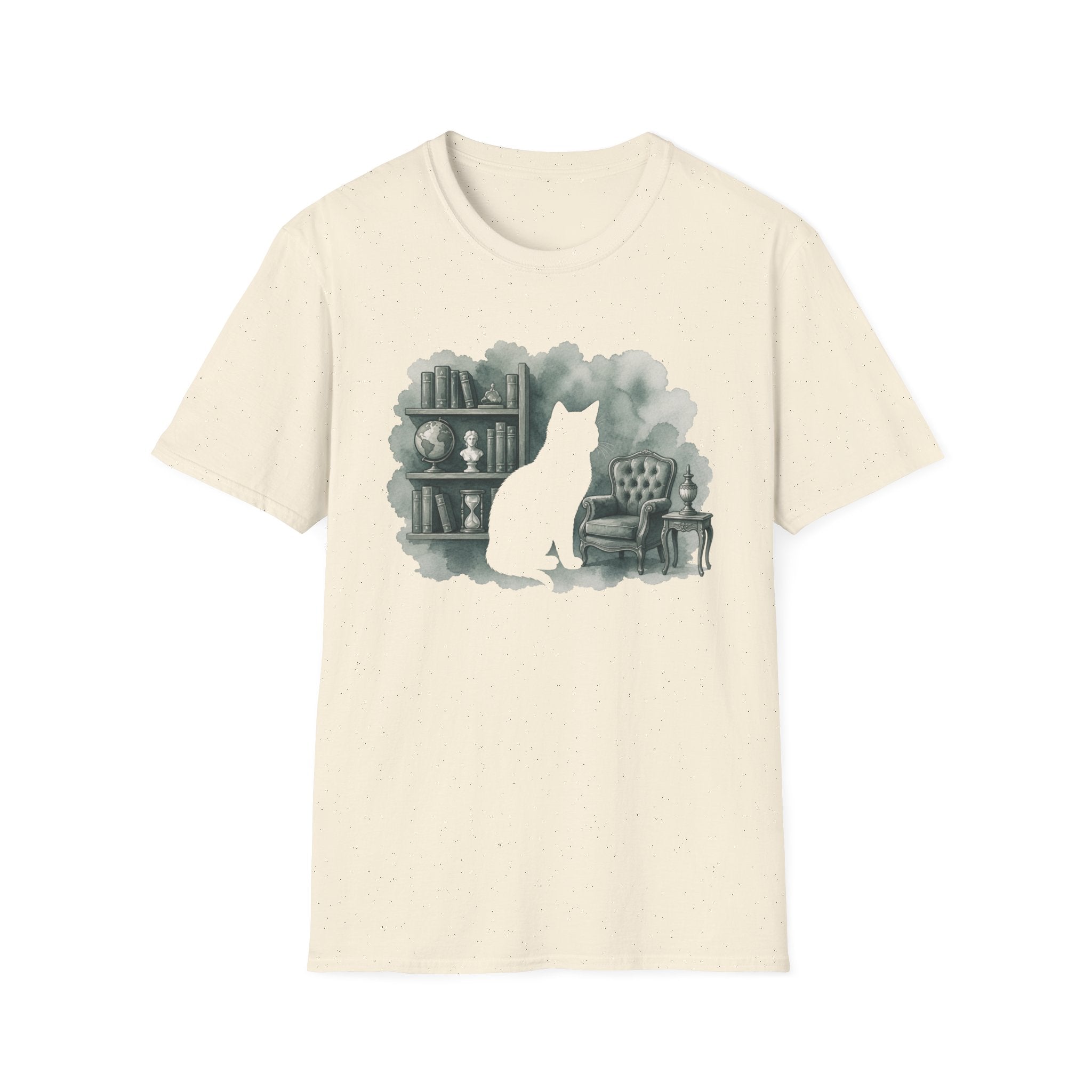 Cat in the Library T-Shirt