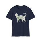 Plants Silhouette Cat T-Shirt