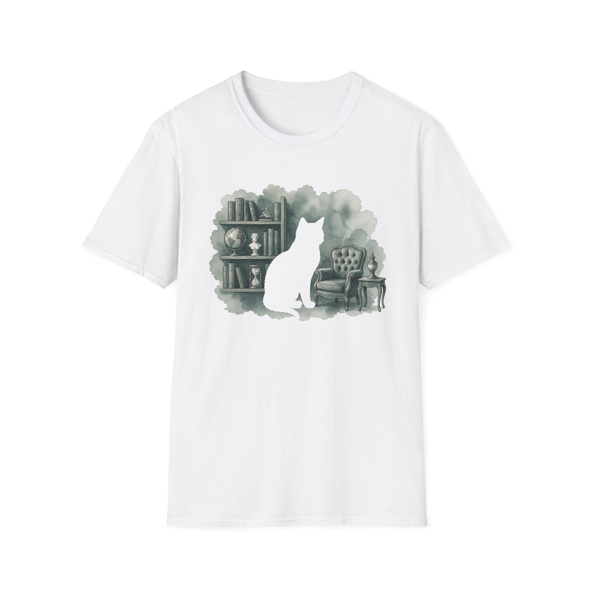 Cat in the Library T-Shirt