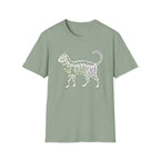 Plants Silhouette Cat T-Shirt