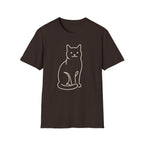 The Line Drawing of an Unimpressed Cat T-Shirt