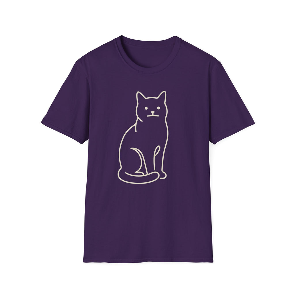 The Line Drawing of an Unimpressed Cat T-Shirt