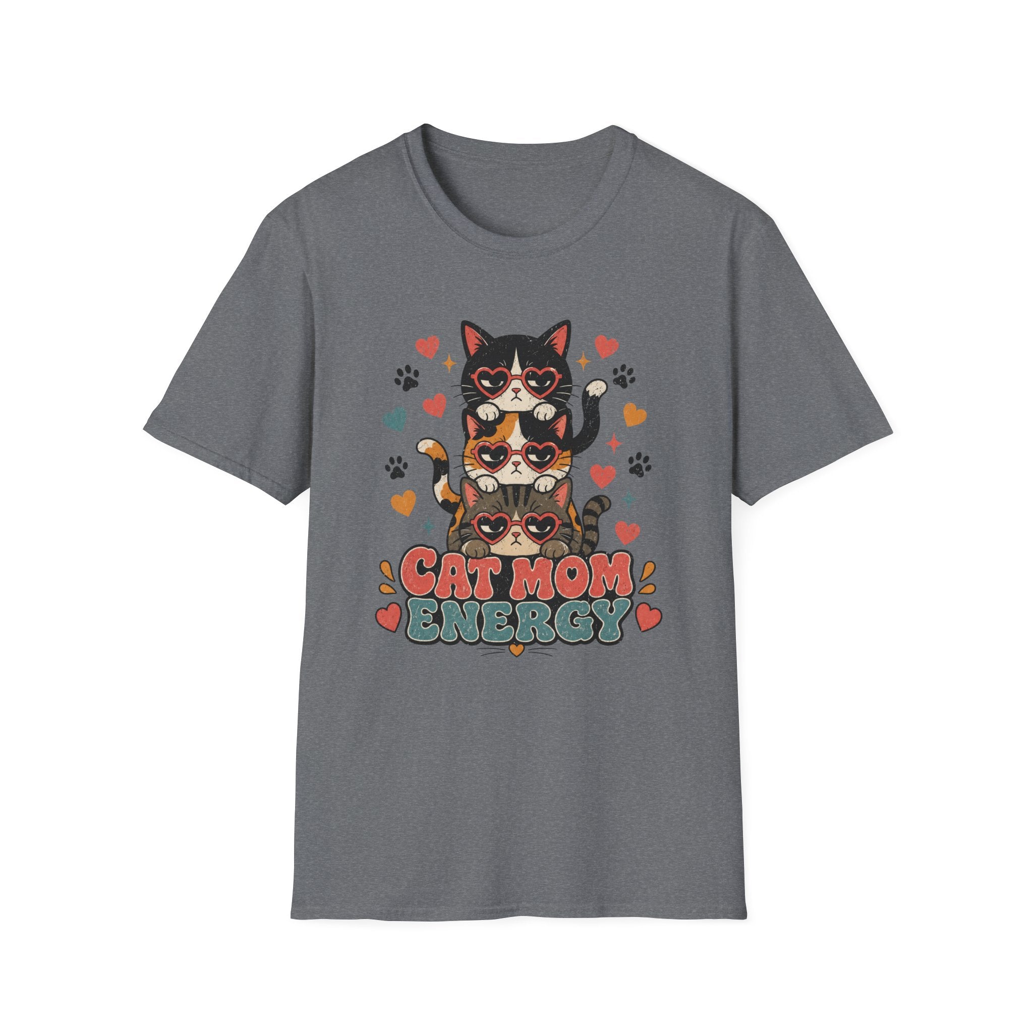 Cat Mom Energy T-Shirt