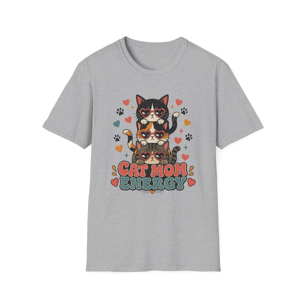 Cat Mom Energy T-Shirt