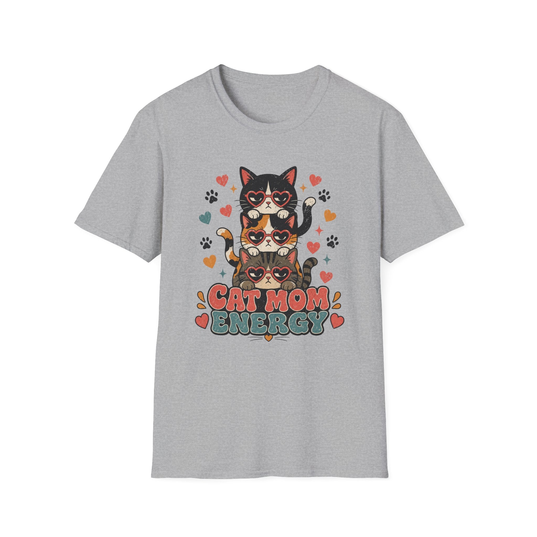 Cat Mom Energy T-Shirt