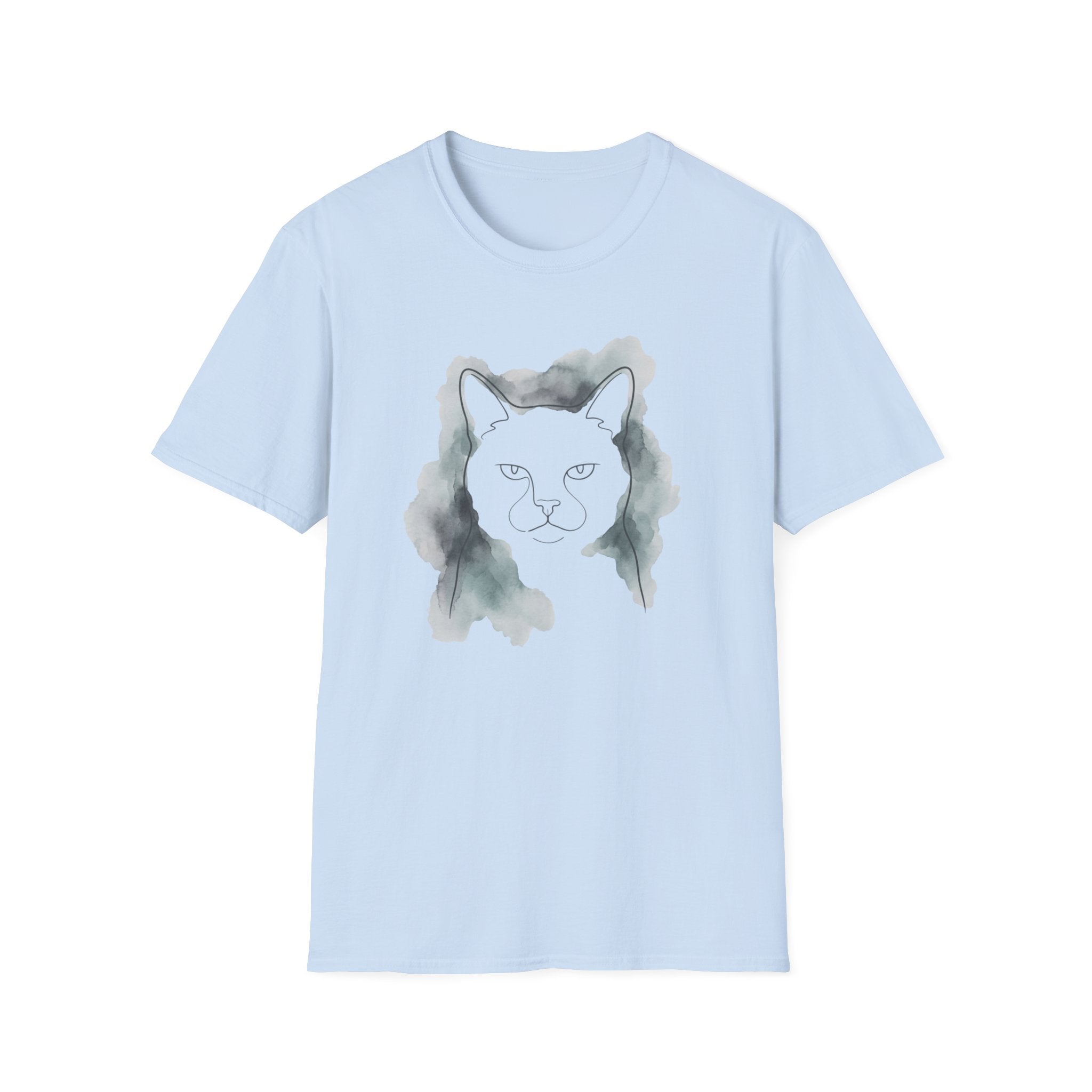 Watercolor Line Art T-Shirt