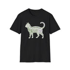 Plants Silhouette Cat T-Shirt